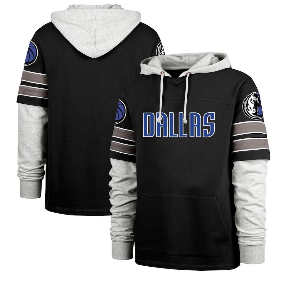 Men Dallas Mavericks black 2024 NBA hoodie